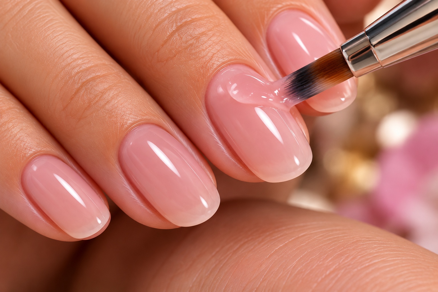 Gainage ongles naturels